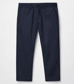 Dunkelblaue Chino
