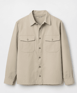 Beiges Overshirt